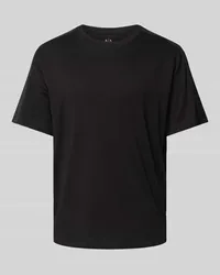 Armani Exchange T-Shirt mit Label-Details Black