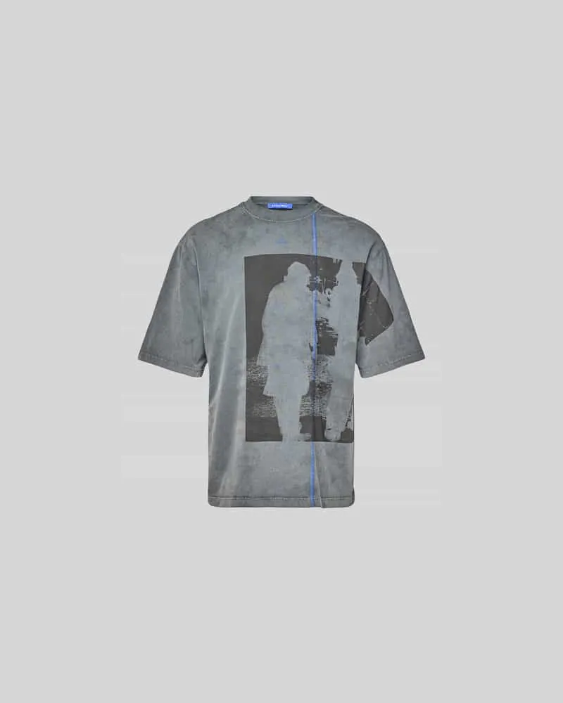 A-COLD-WALL* Oversized T-Shirt aus reiner Baumwolle Mittelgrau