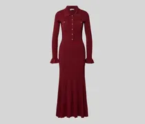 Midikleid in Strick-Optik