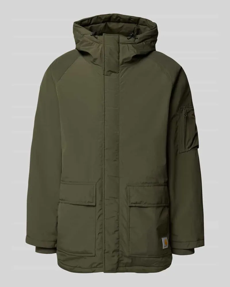 Carhartt WIP Parka mit Pattentaschen Modell 'Stanwood Oliv