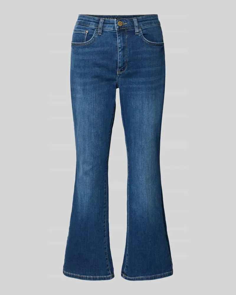MAC Jeans Bootcut Jeans aus Baumwoll-Mix Modell 'DREAM KICK Dunkelblau