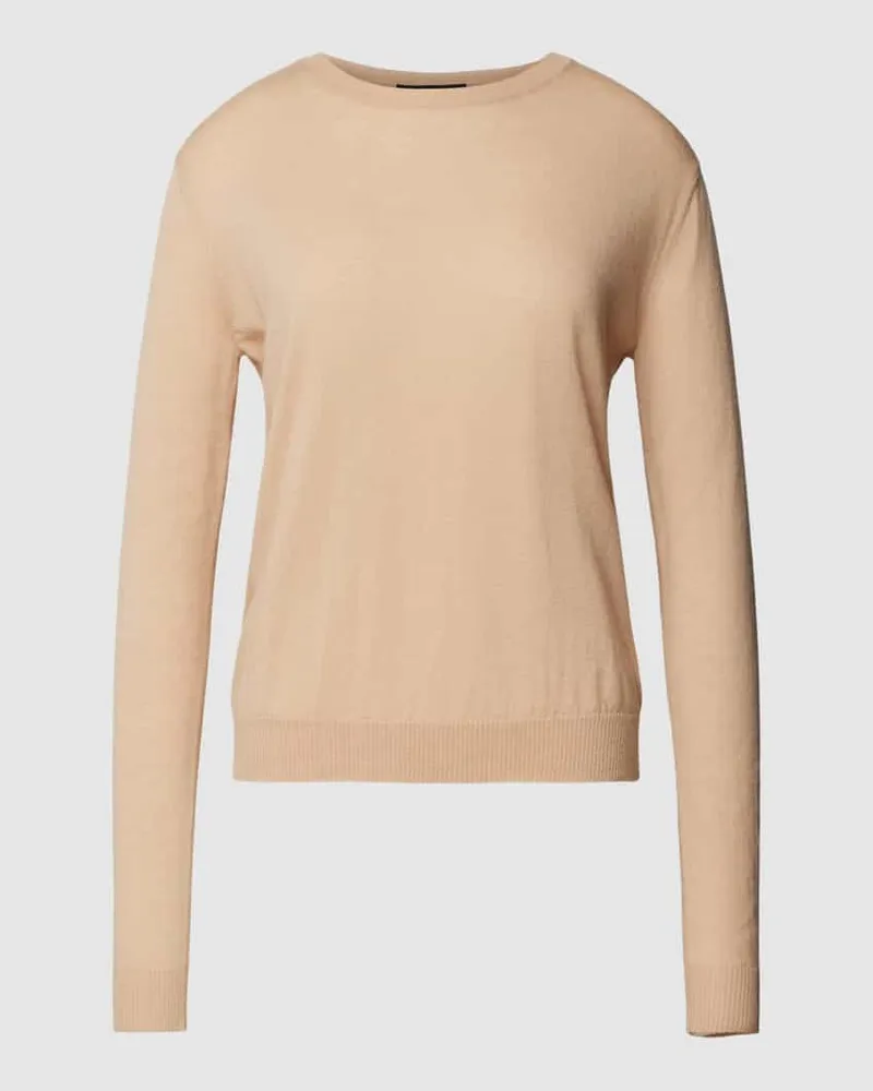 Max Mara Longsleeve aus Leinen-Kaschmir-Mix Modell 'MOCHI Camel