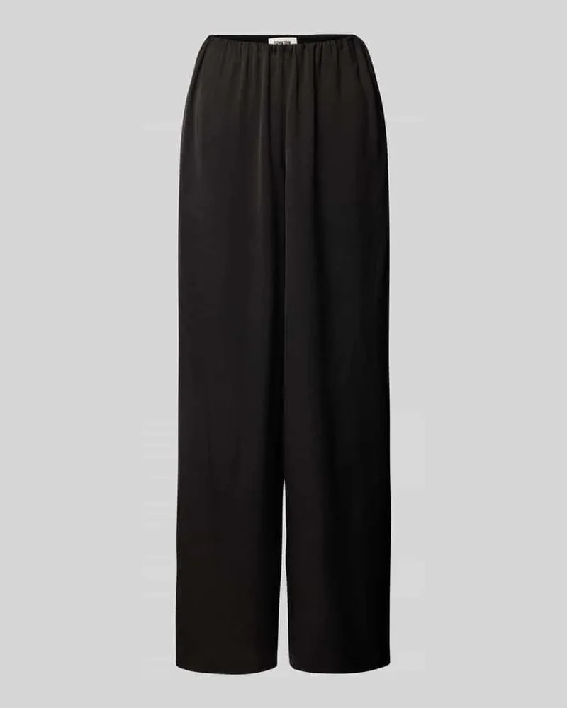 Drykorn Stoffhose mit elastischem Bund Dunkelbraun