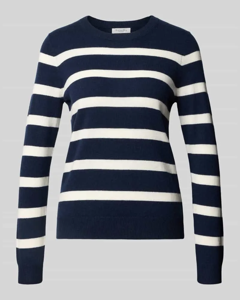 Christian Berg Strickpullover aus reinem Kaschmir Dunkelblau