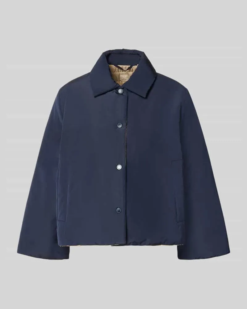 Max Mara Regular Fit Funktionsjacke mit Wendefunktion Modell 'FALENA Dunkelblau