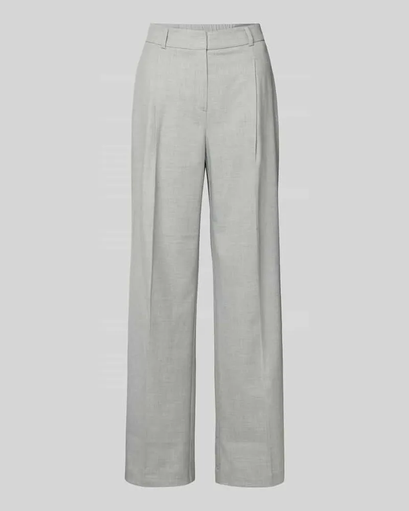 someday. Stoffhose mit Bundfalten Modell 'Catsby Mittelgrau