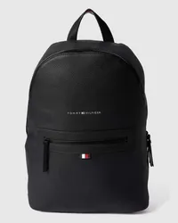 Tommy Hilfiger Rucksack in Leder-Optik Black