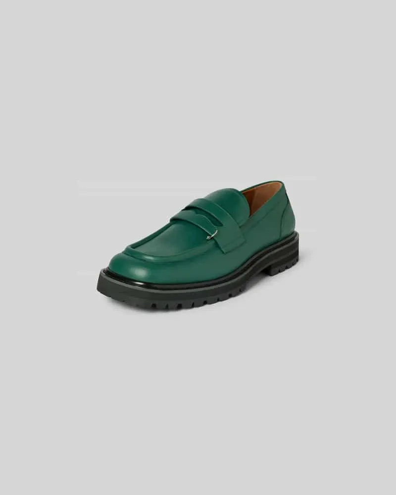 Marni Loafer mit Label-Detail Gruen