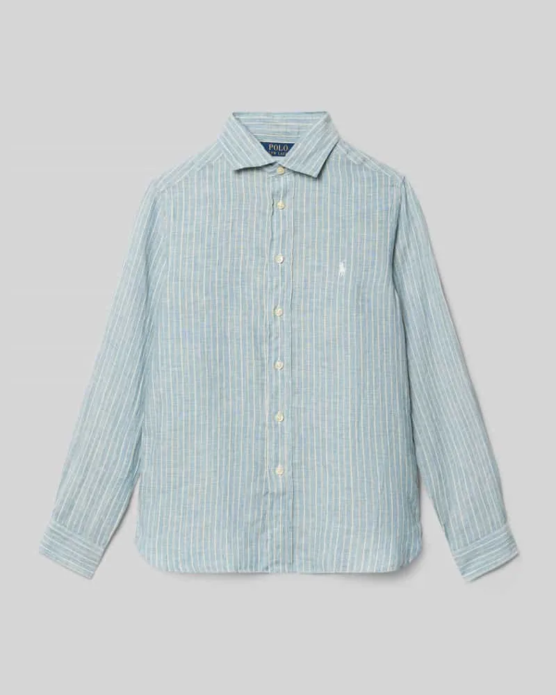 Ralph Lauren Regular Fit Freizeithemd aus reinem Leinen Bleu
