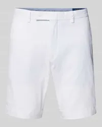 Ralph Lauren Slim Stretch Fit Shorts im unifarbenen Design Weiss