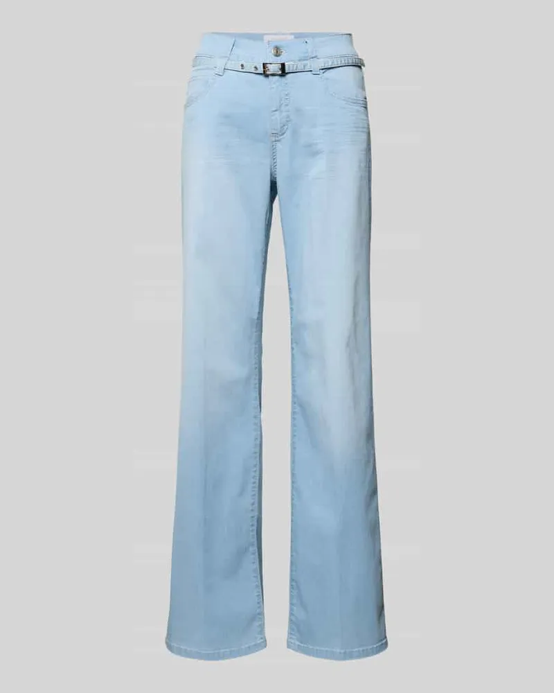 ANGELS  Flared Jeans mit Gürtel Modell 'Liz City Hellblau