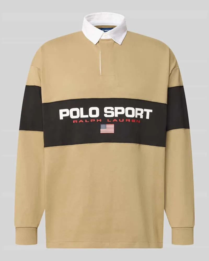 Ralph Lauren Relaxed Fit Poloshirt aus reiner Baumwolle Khaki