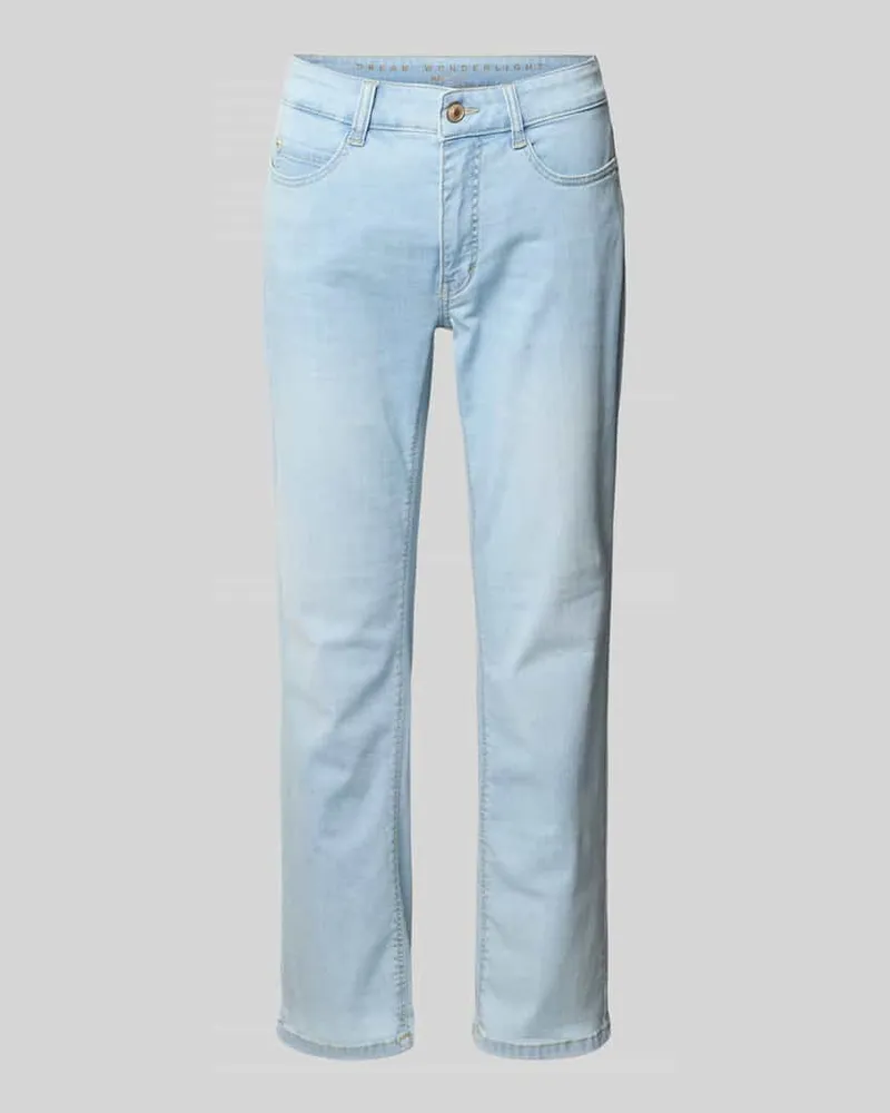 MAC Jeans Cropped Jeans mit Eingrifftaschen Modell 'Dream Hellblau