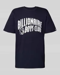 Billionaire Boys Club T-Shirt mit Label-Print Dunkelblau