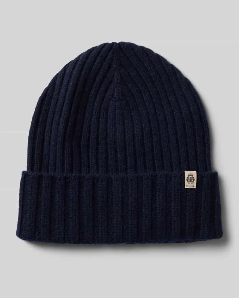 Roeckl Beanie mit Label-Detail Marine