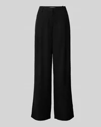 Marc O'Polo Wide Leg Bundfaltenhose mit Gürtelschlaufen Black