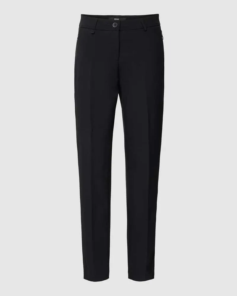 Brax Hose in unifarbenem Design Modell 'MARON Black