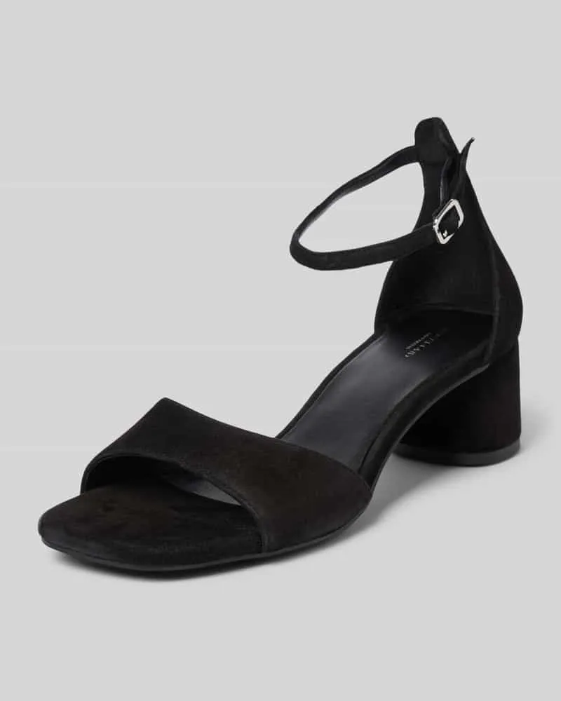 Vagabond Ledersandalette mit Blockabsatz Modell 'Piper Black
