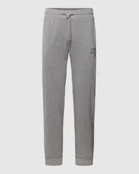 Tommy Hilfiger Sweatpants mit Label-Stitching Mittelgrau