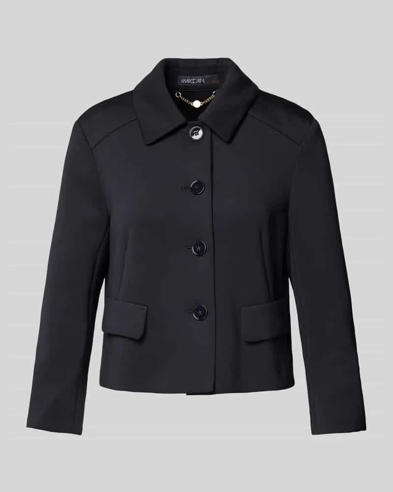 Marc Cain Blazer mit Umlegekragen Marine