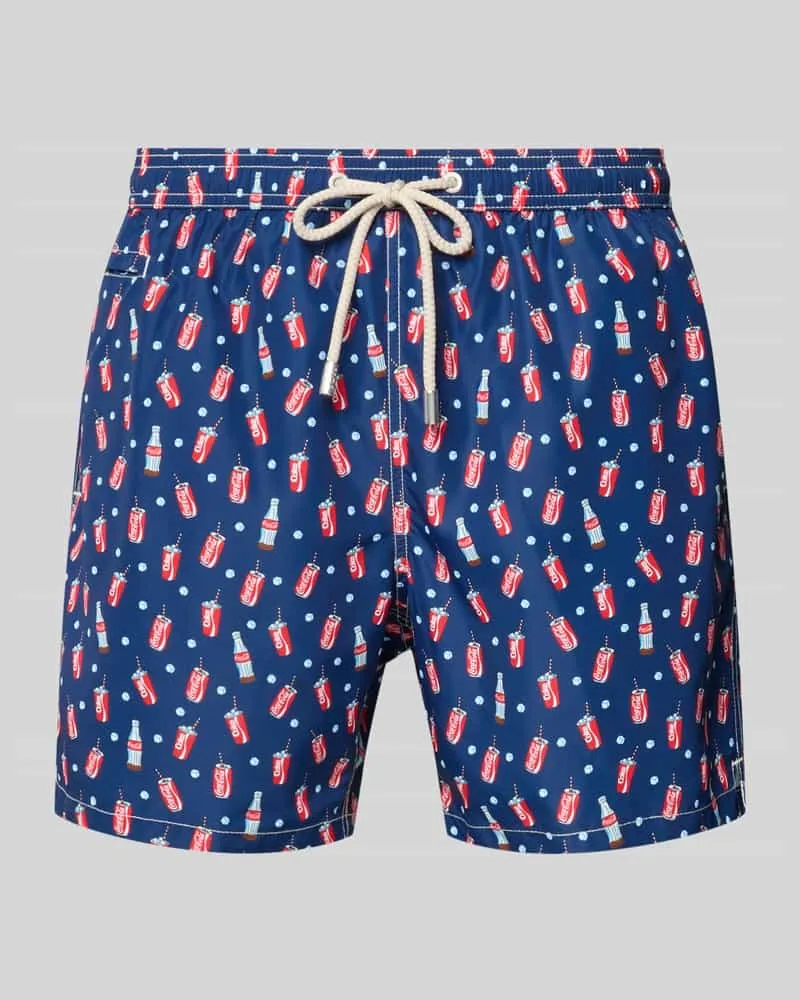 MC2 Saint Barth Badehose im Allover-Look Modell 'LIGHTING MICRO FANTASY Marine