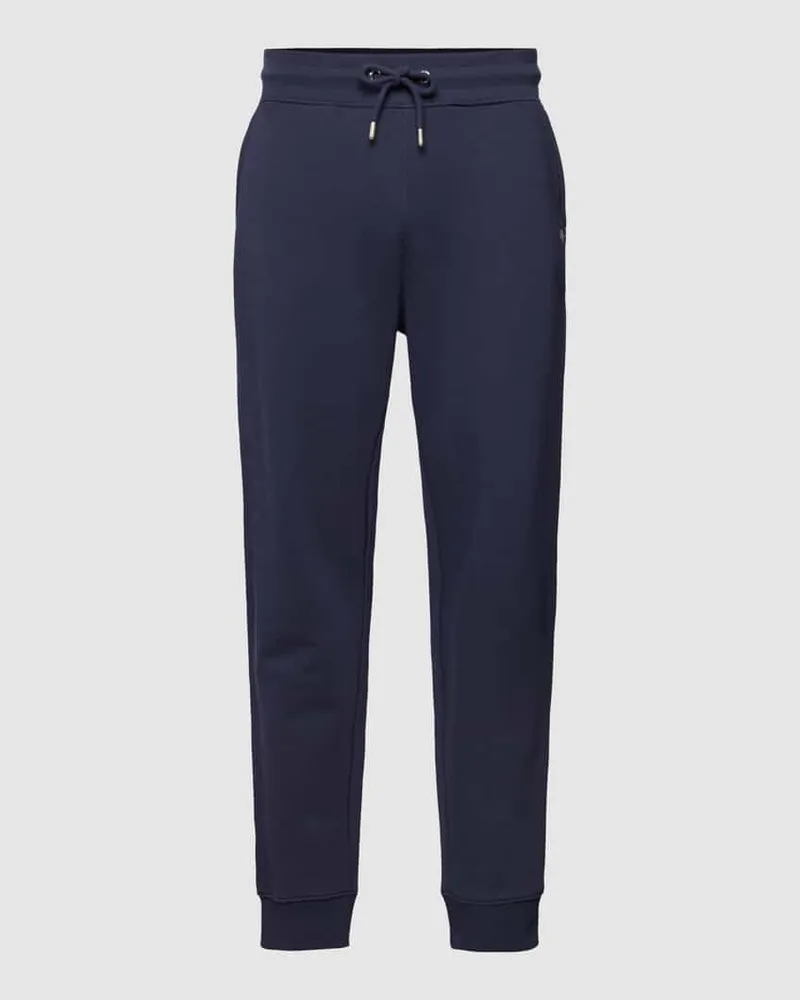 Gant Sweatpants mit Label-Stitching Modell 'SHIELD Marine