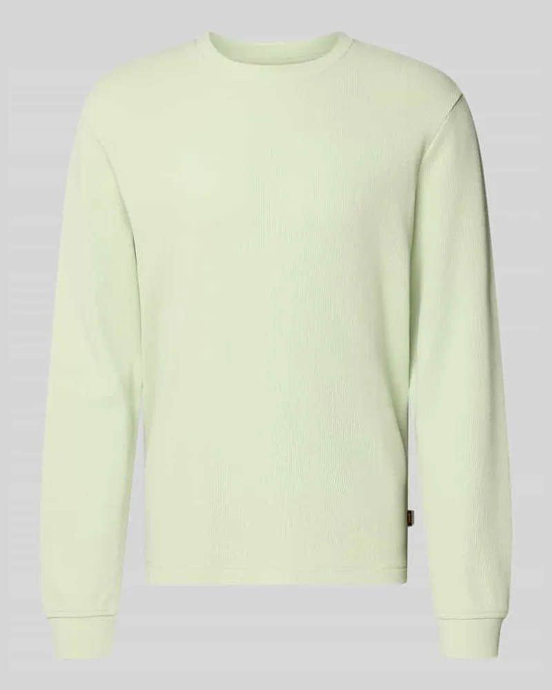 HUGO BOSS Regular Fit Langarmshirt aus Baumwoll-Mix Modell 'WE-TEMPEST Lind