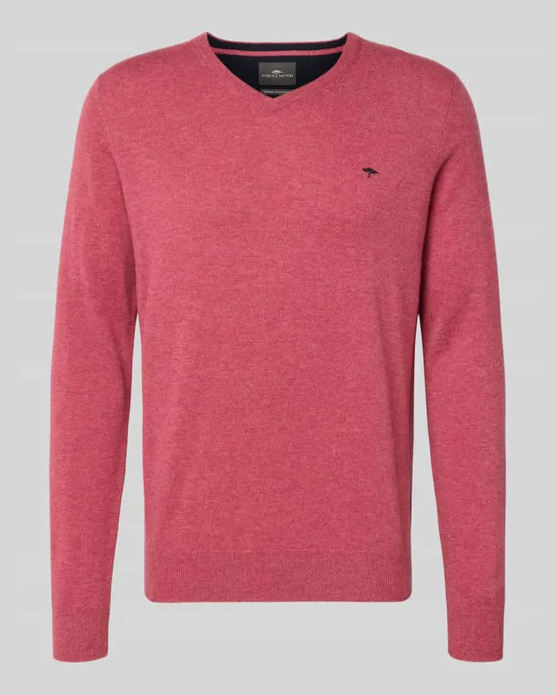 Fynch-Hatton Regular Fit Pullover mit Kaschmir-Anteil Modell 'Merino Kirsche