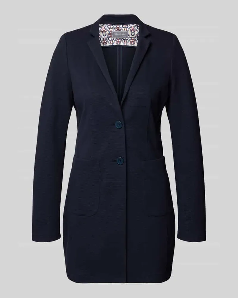 White Label Blazer mit Reverskragen und Eingrifftaschen Marine