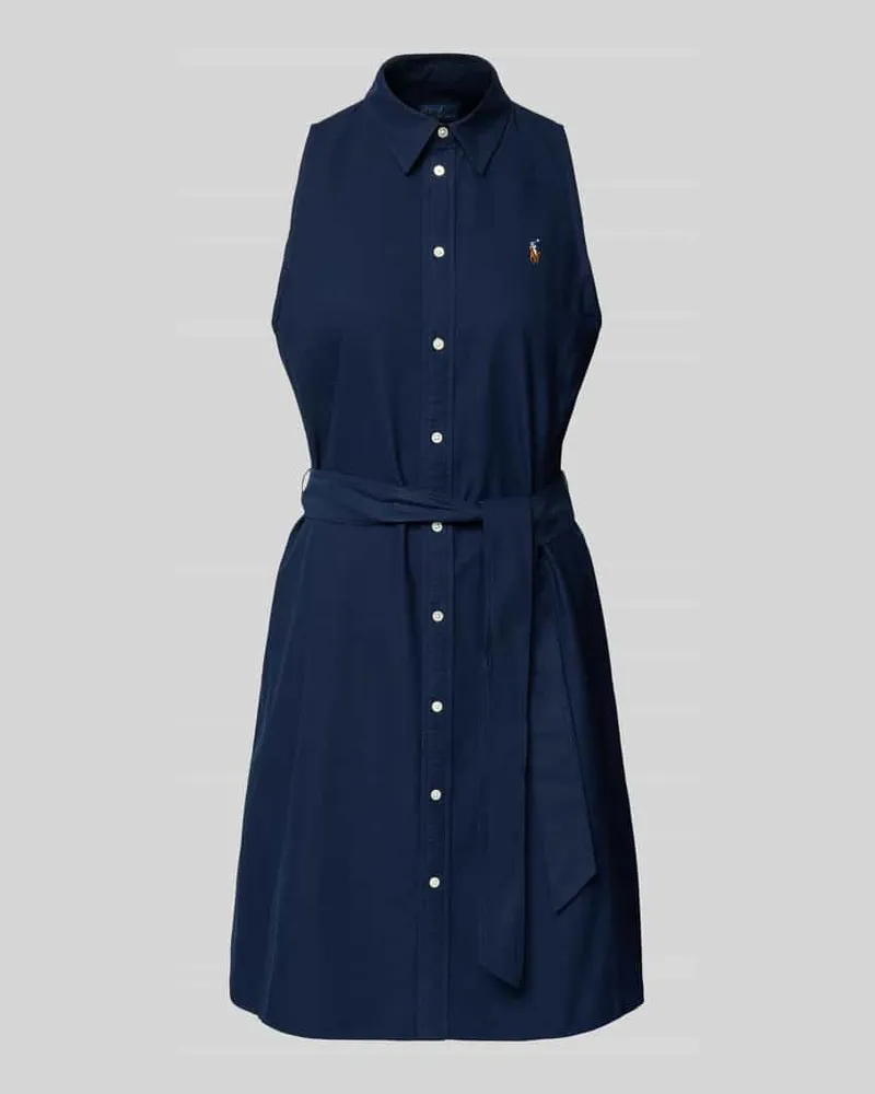 Ralph Lauren Regular Fit Polokleid aus reiner Baumwolle Marine
