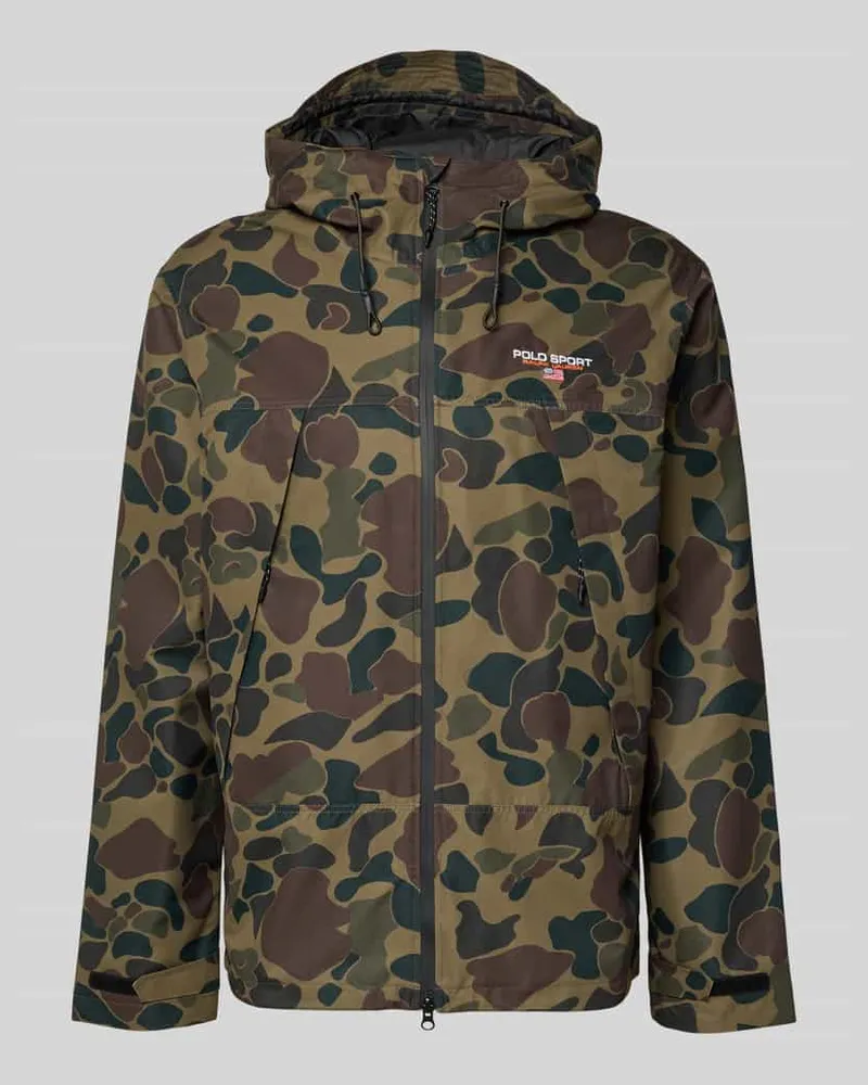 Ralph Lauren Jacke mit Kapuze Mittelbraun