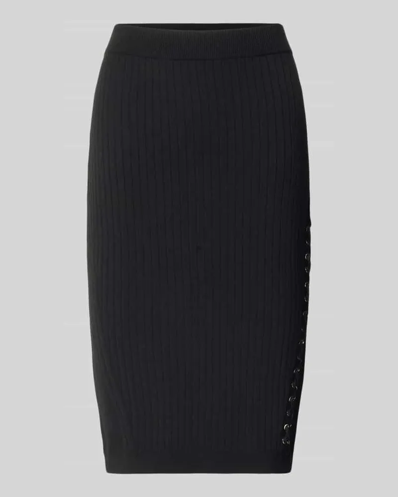 Liu Jo Knielanger Rock aus Viskose-Mix Modell 'Gonna Maglia Black