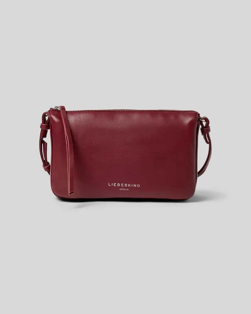 Liebeskind Handtasche mit Label-Detail Modell 'NINA Bordeaux