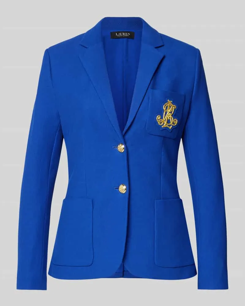 Ralph Lauren Blazer mit Reverskragen Blau