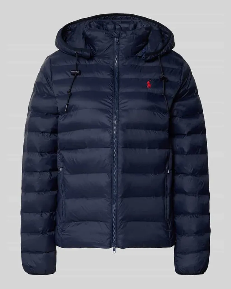 Ralph Lauren Steppjacke mit Label-Stitching Marine