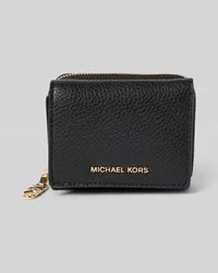 Michael Kors Lederportemonnaie mit Label-Applikation Modell 'EMPIRE Black