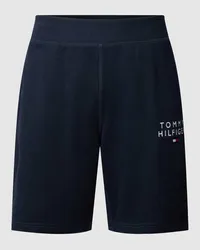 Tommy Hilfiger Sweatshorts mit seitlichen Eingrifftaschen Dunkelblau