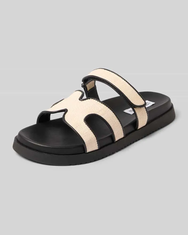 Steve Madden Sandalette aus Leder mit Klettverschluss Modell 'Missile Ecru