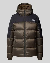 The North Face Daunenjacke mit Logo-Stitching Modell 'Diablo Schoko