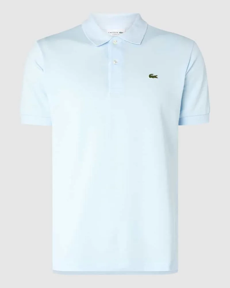 Lacoste Poloshirt mit Label-Stitching Modell 'L.12.12 CORE Hellblau