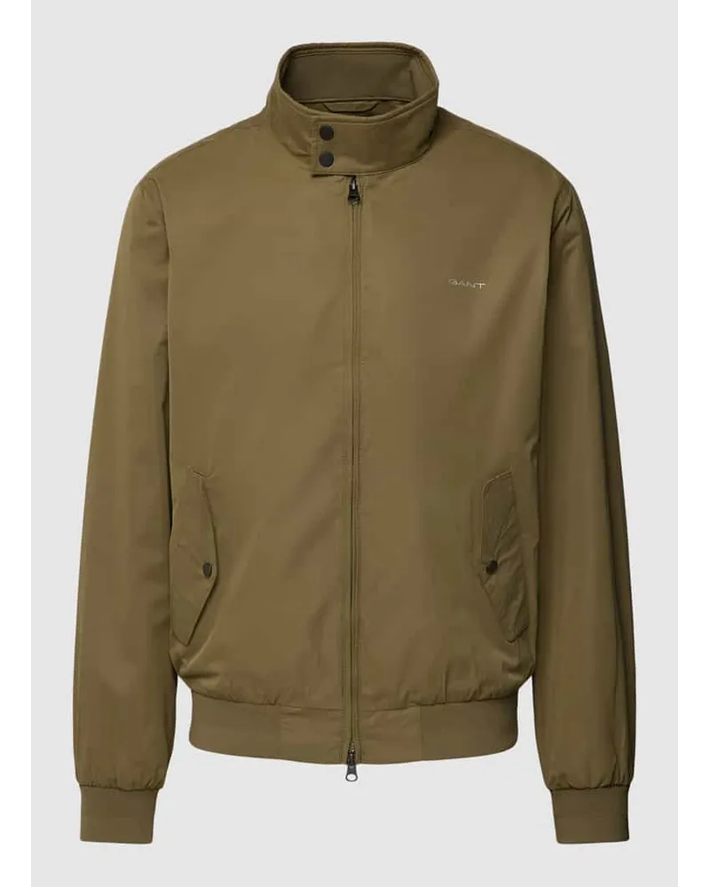 Gant Blouson mit Zweiwege-Reißverschluss Oliv