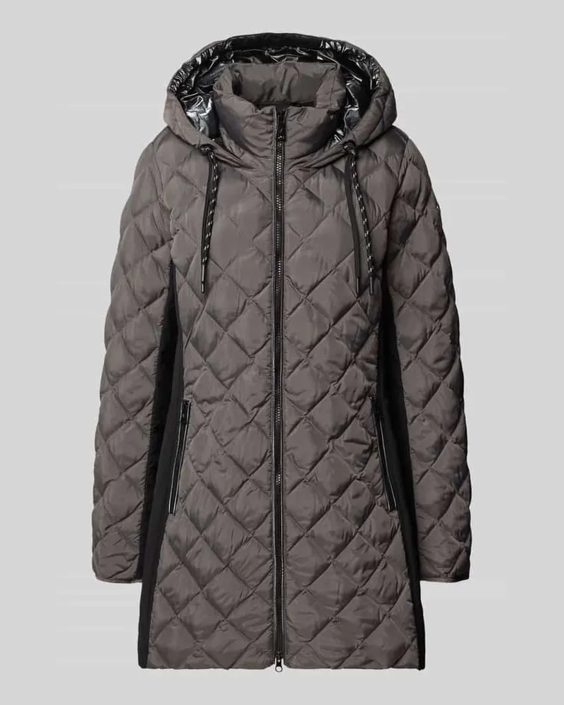 Fuchs Schmitt Regular Fit Steppjacke mit gefüttertem Stehkragen Anthrazit