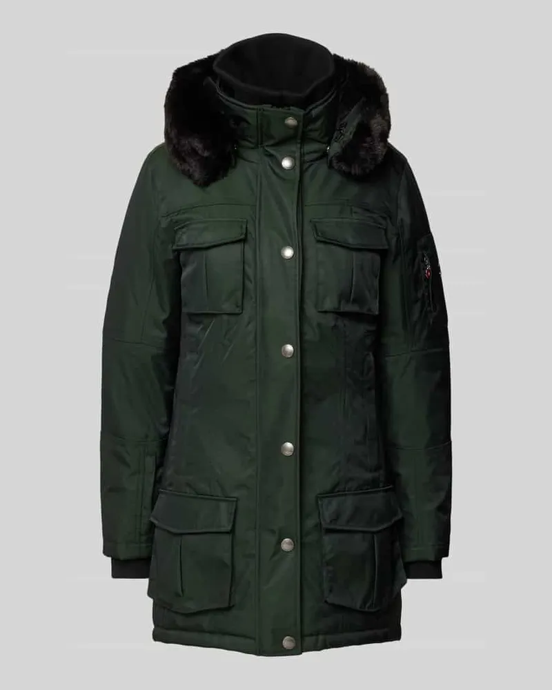 Wellensteyn Shaped Fit Funktionsjacke mit Stehkragen Modell 'SCHNEEZAUBER Dunkelgruen