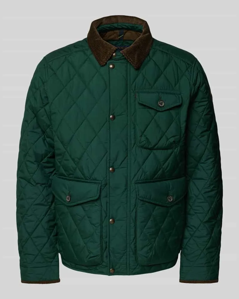 Ralph Lauren Steppjacke mit Kentkragen Gruen