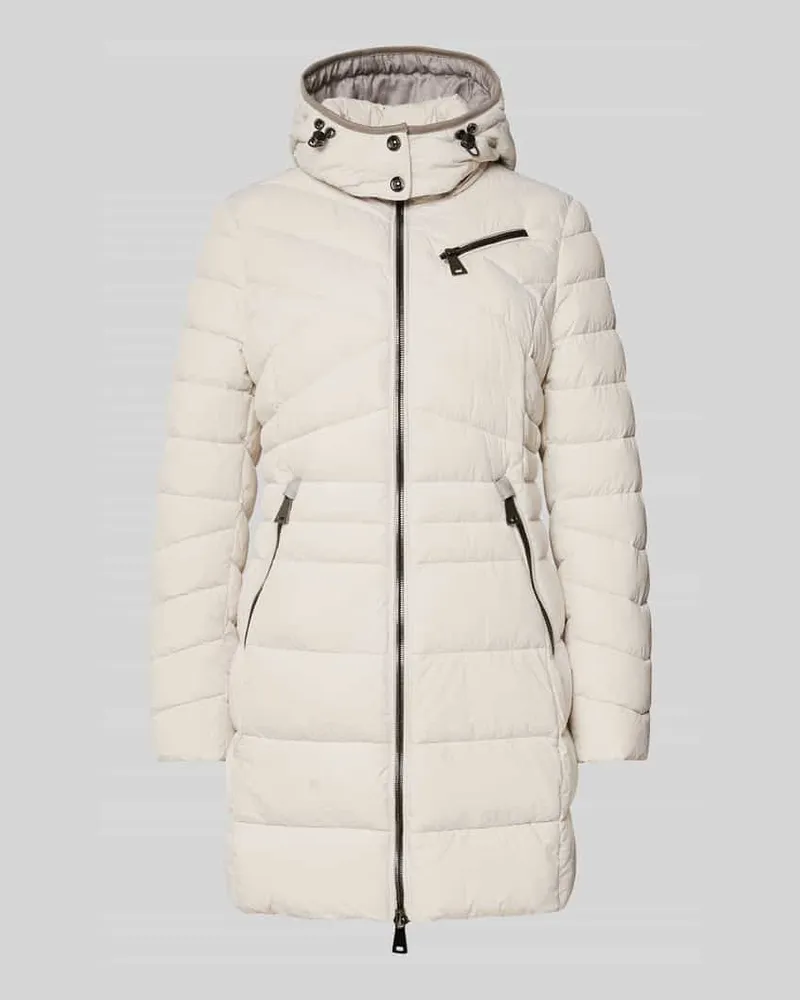 Gil Bret Steppjacke mit Zweiwege-Reißverschluss Offwhite
