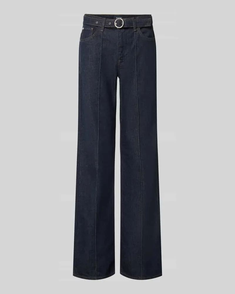 JOOP! Flared Bootcut-Jeans aus Baumwoll-Mix Modell 'Marissa Jeansblau