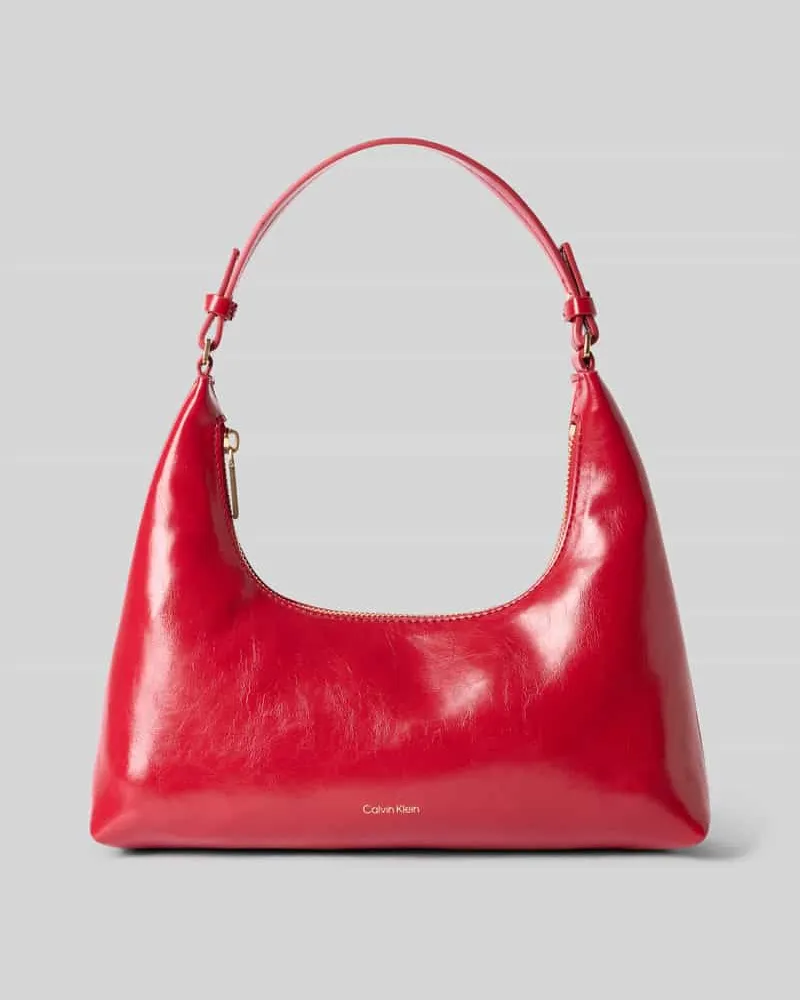 Calvin Klein Henkeltasche mit Label-Detail Rot