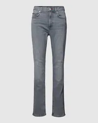 Tommy Hilfiger Slim Fit Jeans im 5-Pocket-Design Modell 'BLEECKER Hellgrau