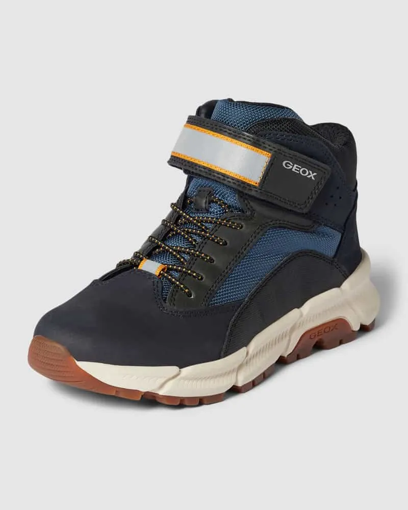Geox Sneaker mit Label-Print Marine