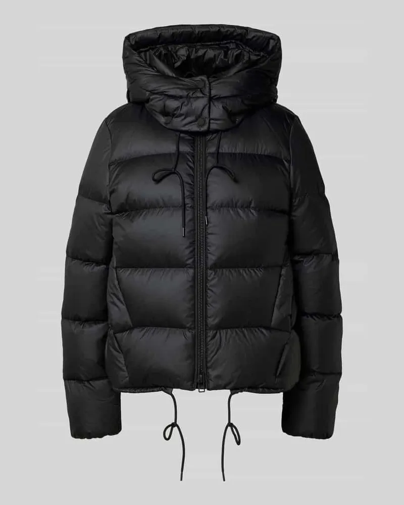 Marc O'Polo Boxy Fit Daunenjacke mit abnehmbarer Kapuze Black